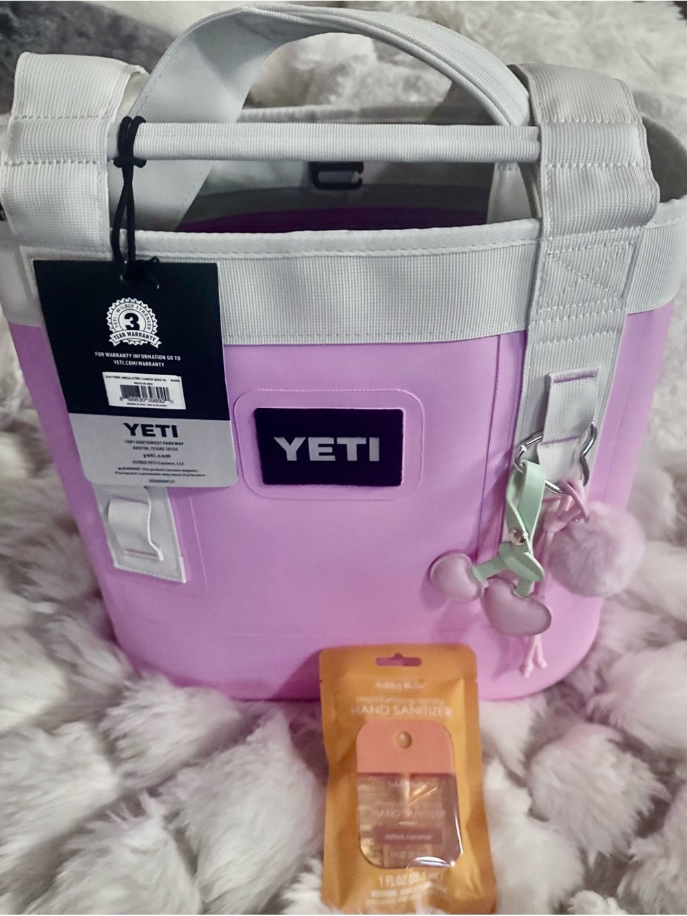 YETI Pink Tote Bag - Insulated Carry Cooler